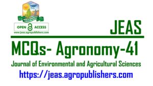 MCQs Agronomy-41