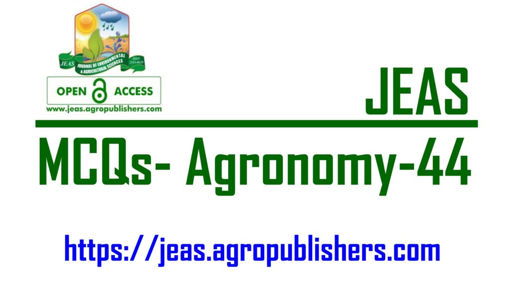 MCQs-Agronomy-44