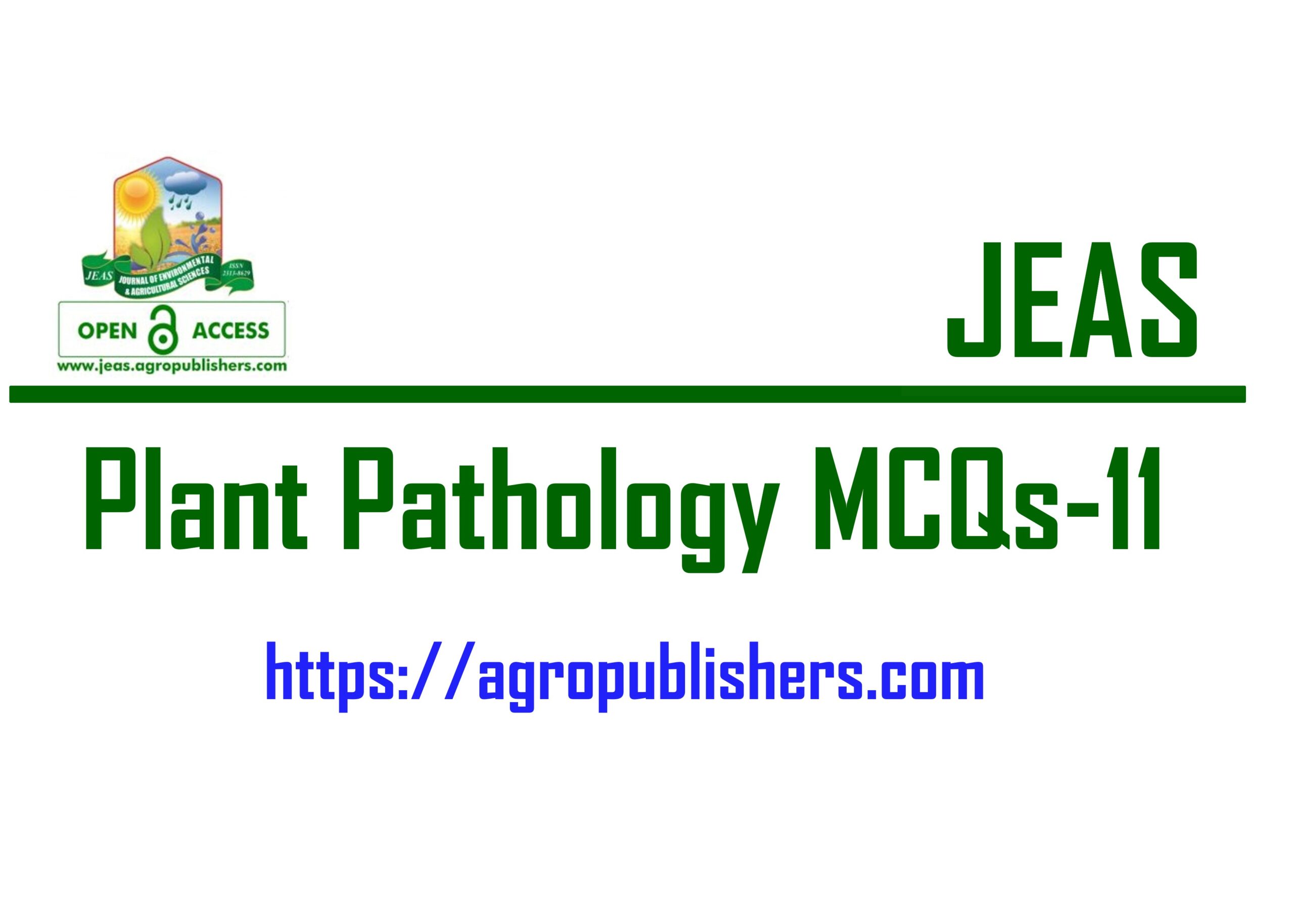 Plant Pathology MCQs-11