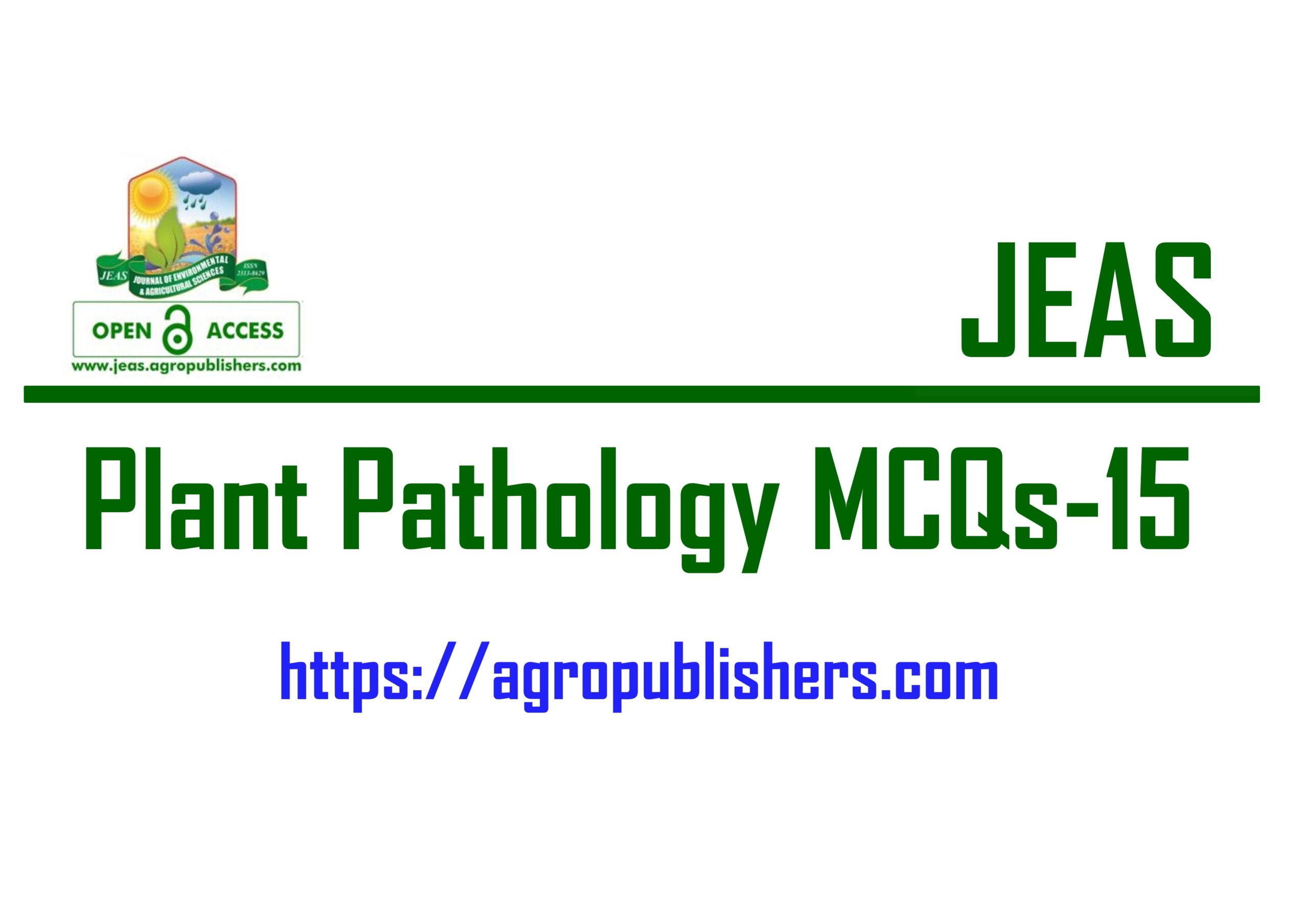 Plant Pathology MCQs-15