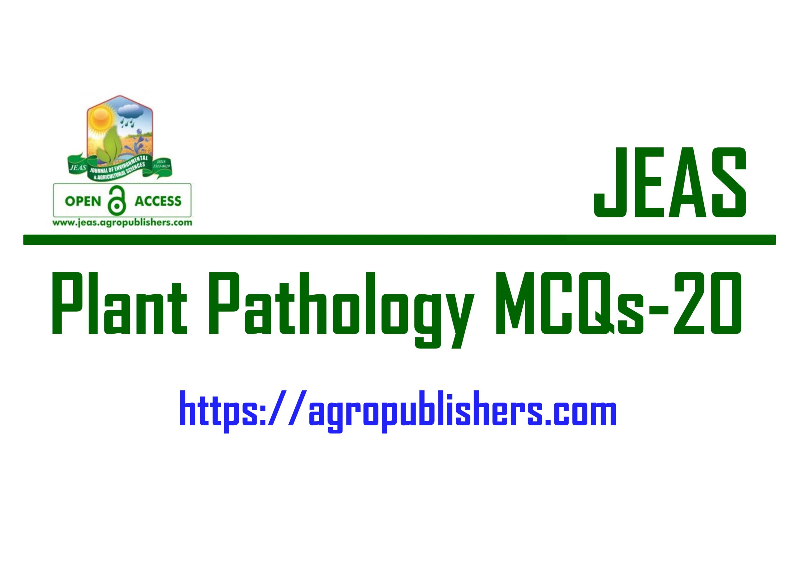Plant Pathology MCQs-20