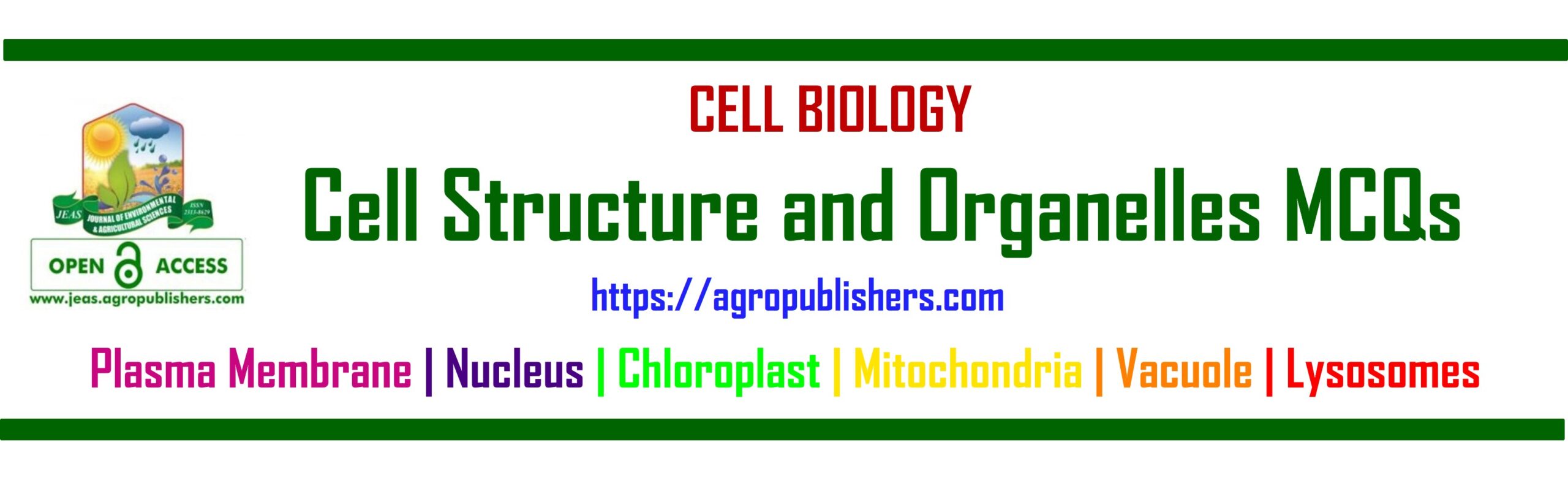 Cell Structure and Organelles MCQs Quiz