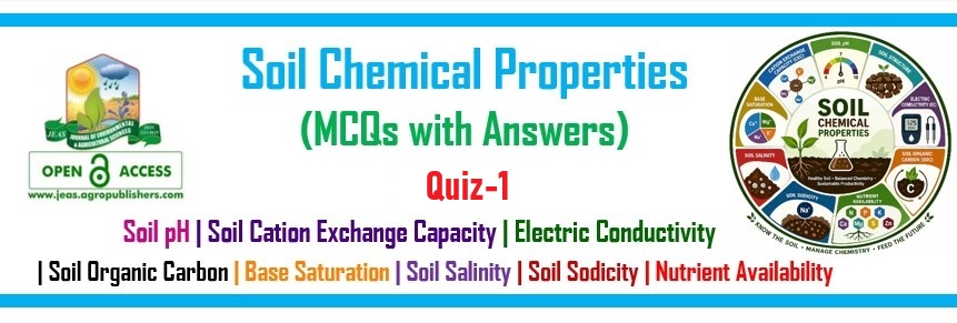 Soil Chemical Properties MCQs Quiz 1