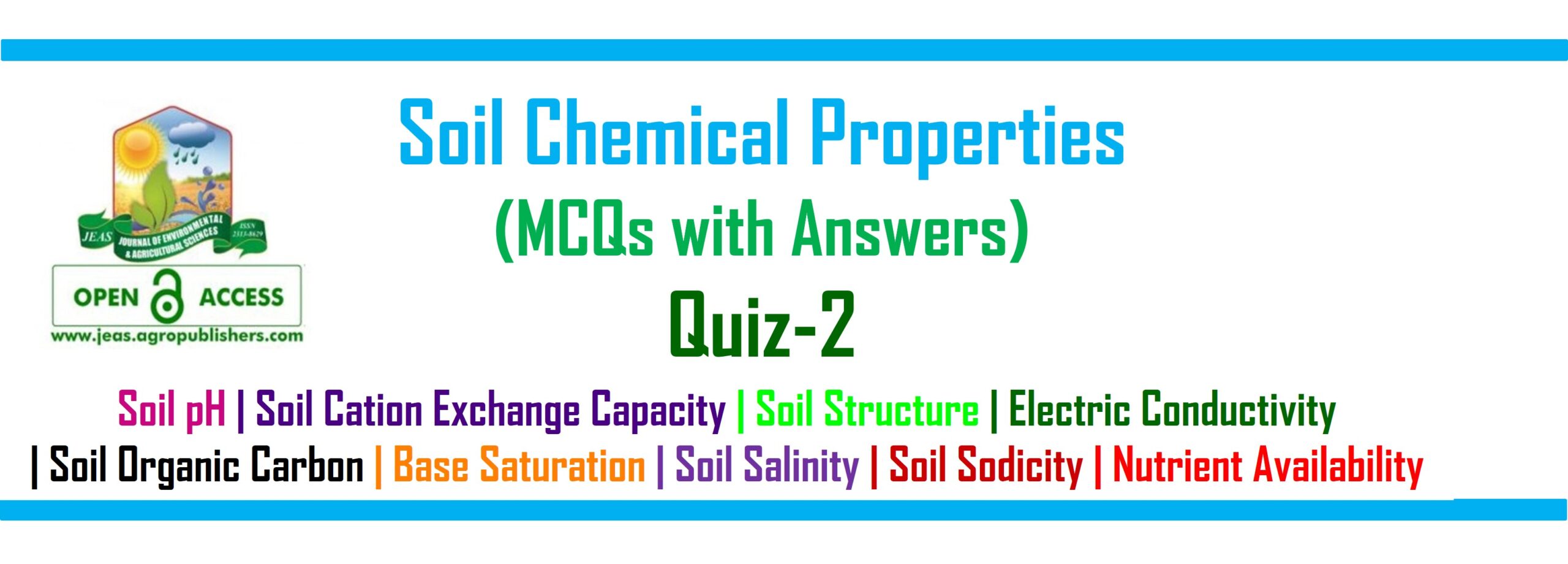 Soil Chemical Properties MCQs Quiz 2