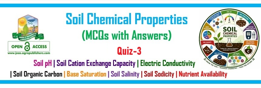 Soil Chemical Properties MCQs Quiz 3