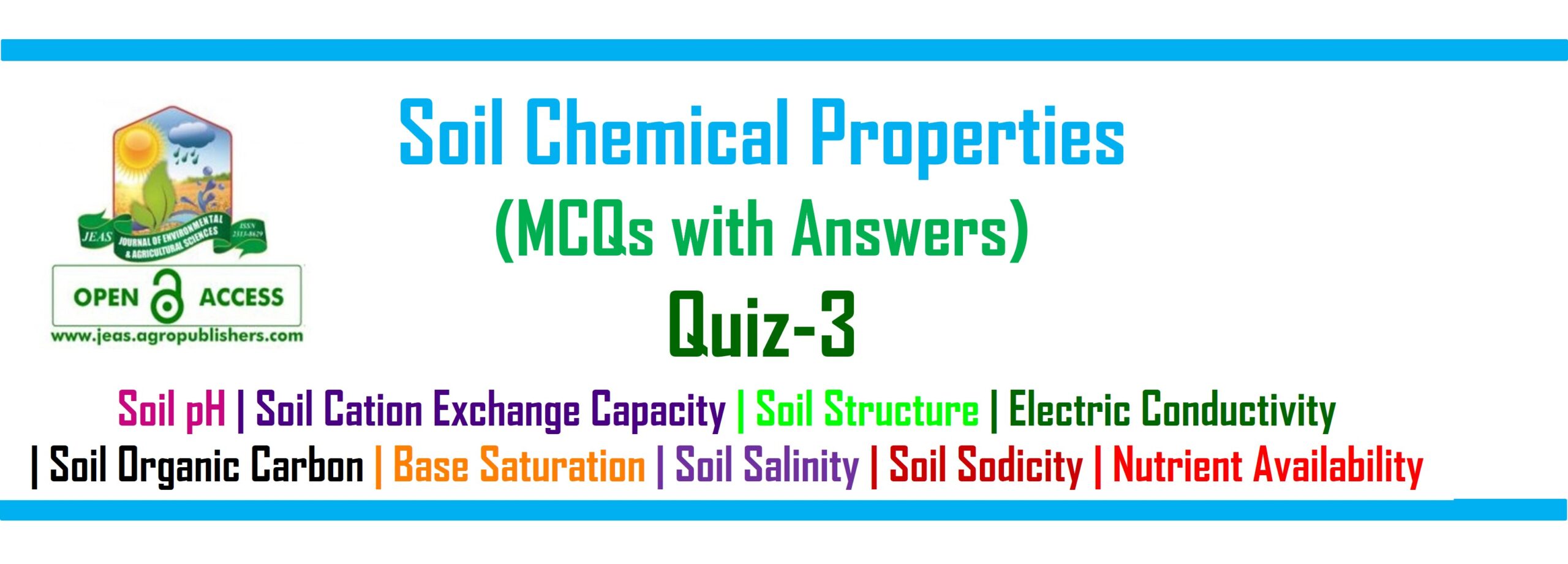 Soil Chemical Properties MCQs Quiz 3