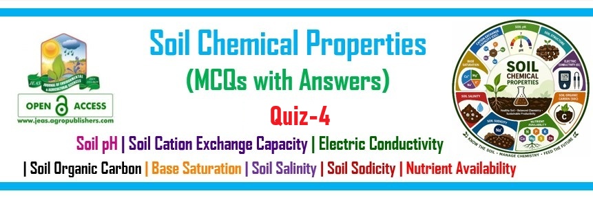 Soil Chemical Properties MCQs Quiz 4