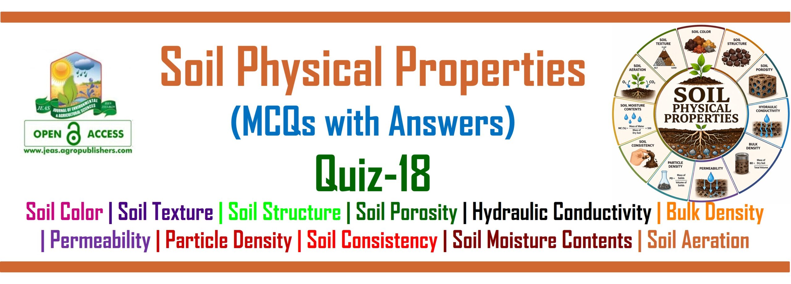 Soil Physical Properties MCQs Quiz 18