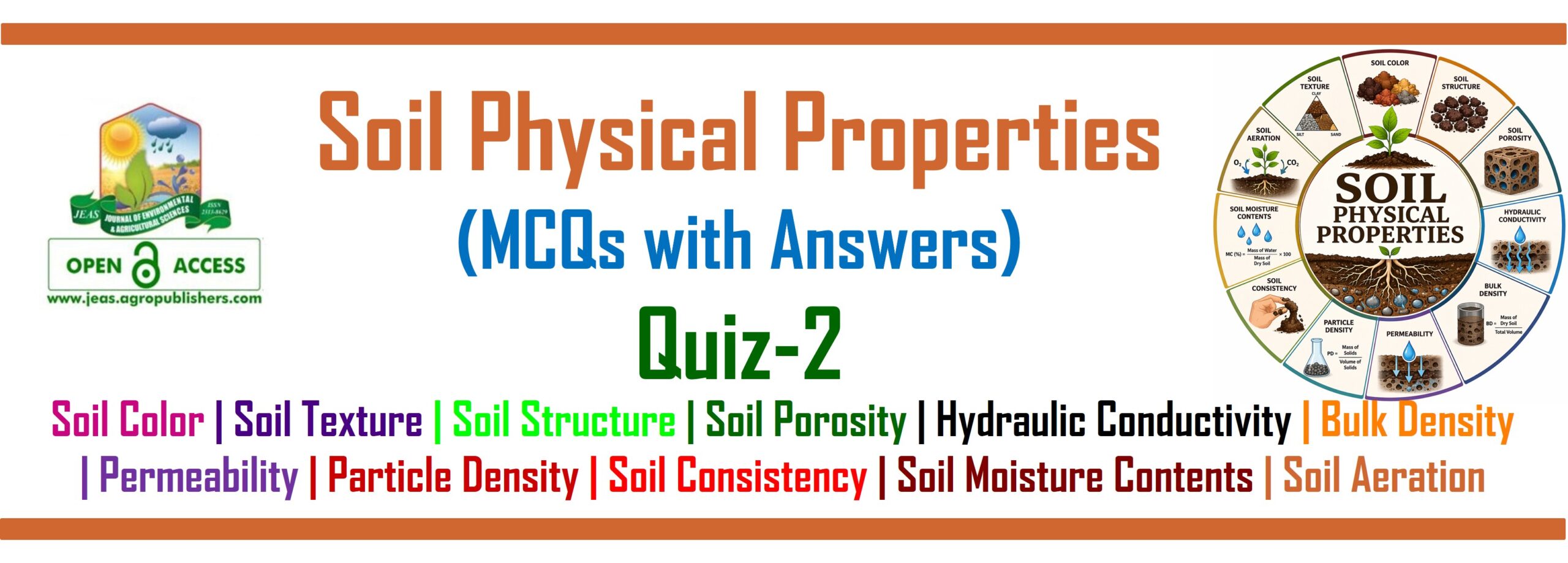 Soil Physical Properties MCQs Quiz 2
